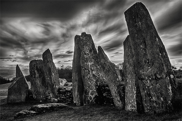 Cairn Holy Standing Stones Scotland Picture Board by Derek Beattie