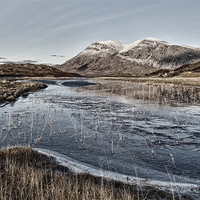 Buy canvas prints of Arkle Mountain in Winter by Derek Beattie