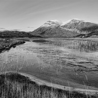 Buy canvas prints of Arkle Mountain in Winter by Derek Beattie