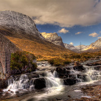 Buy canvas prints of Russell Burn and the Bealach na Ba by Derek Beattie