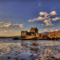 Buy canvas prints of Eilean Donan Castle Scotland. by Derek Beattie