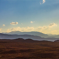 Buy canvas prints of Scottish Mountain Landscape by Derek Beattie
