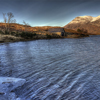Buy canvas prints of Arkle Boathouse and Loch Stack by Derek Beattie