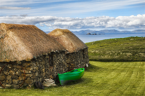 Old Croft Houses Isle of Skye Picture Board by Derek Beattie