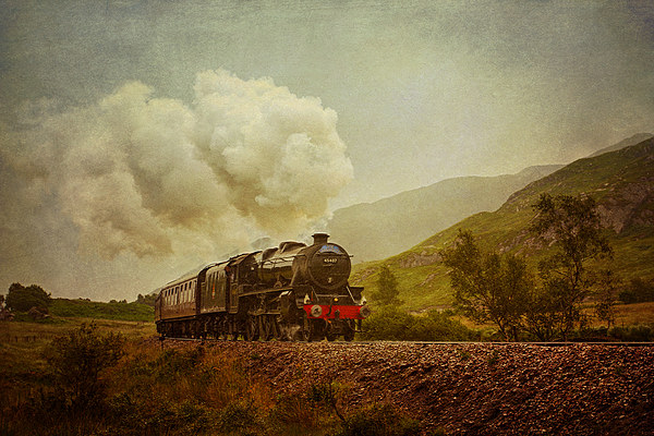 The Jacobite Steam Train Picture Board by Derek Beattie