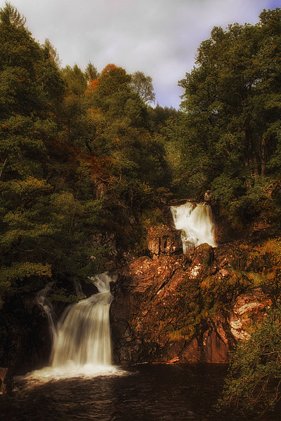 Waterfalls near Loch Arkaig Picture Board by Derek Beattie