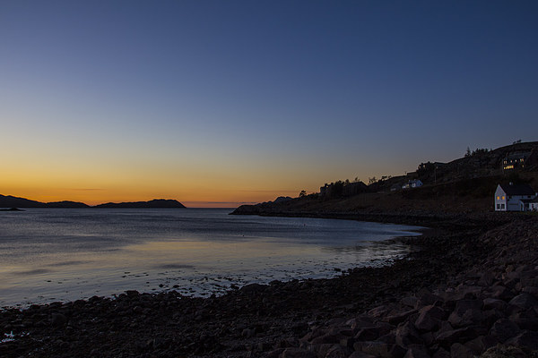 Shieldaig Sunset Scotland Picture Board by Derek Beattie