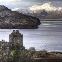 Buy canvas prints of Eilean Donan Castle Scotland. by Derek Beattie
