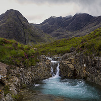 Buy canvas prints of The Fairy Pools Waterfalls, Isle of Skye by Derek Beattie