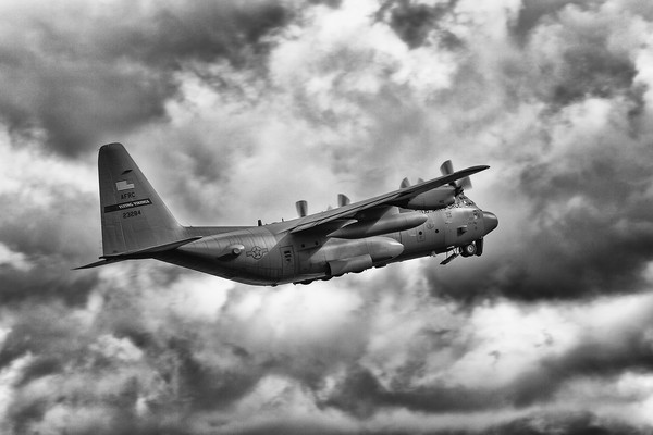 Lockheed Martin C-130 H Hercules Picture Board by Derek Beattie