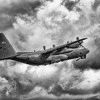 Buy canvas prints of Lockheed Martin C-130 H Hercules by Derek Beattie