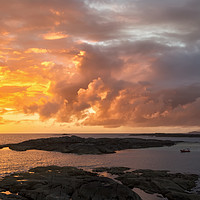 Buy canvas prints of Sunset at Sanna Bay by Derek Beattie