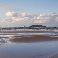 Buy canvas prints of Sandwood Bay Panorama by Derek Beattie