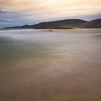 Buy canvas prints of Sandwood Bay as the Sun Sets by Derek Beattie
