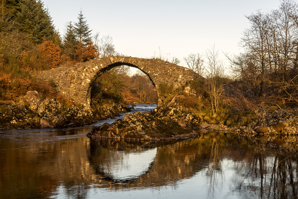 Bridge Over The River Minnoch Glentrool Picture Board by Derek Beattie