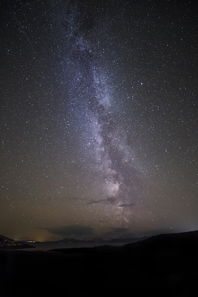 The Milky Way Over Applecross and Skye Picture Board by Derek Beattie