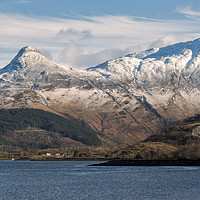 Buy canvas prints of The Pap of Glencoe and Loch Leven by Derek Beattie