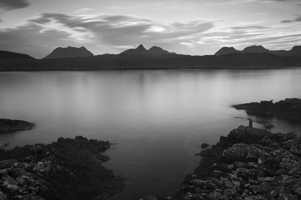 Assynt Mountains and Achnahaird Bay Picture Board by Derek Beattie