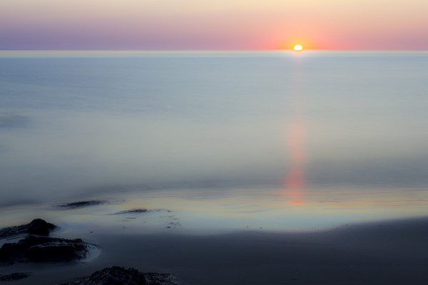 Sunset at Killantringan Beach Picture Board by Derek Beattie