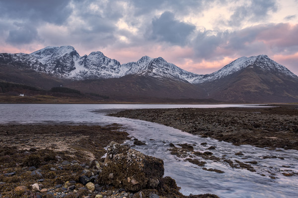 Blaven Isle of Skye  Winter Sunrise Picture Board by Derek Beattie