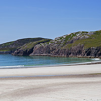 Buy canvas prints of Polin Beach and Bay Scotland by Derek Beattie