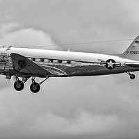 Buy canvas prints of Douglas DC-3C N47E  Miss Virginia by Derek Beattie