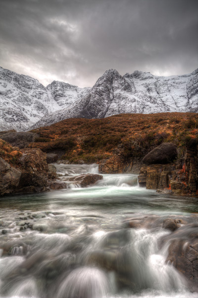 The Fairy Pools Isle of Skye Picture Board by Derek Beattie