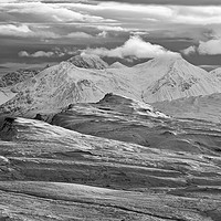Buy canvas prints of The Cuillin and The Trotternish Ridge Isle of Skye by Derek Beattie