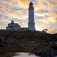 Buy canvas prints of Corsewall Lighthouse Scotland by Derek Beattie