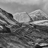 Buy canvas prints of Cul Mor Mountain in Winter by Derek Beattie