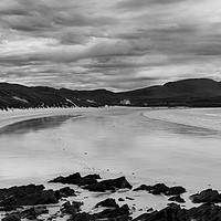 Buy canvas prints of Balnakeil Beach Scotland Panorma by Derek Beattie
