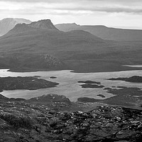 Buy canvas prints of Stac Pollaidh from Suilven Scotland by Derek Beattie