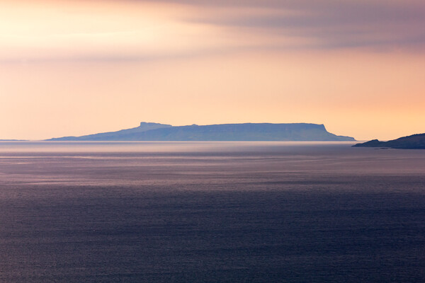 Isle of Eigg Sunset Scotland Picture Board by Derek Beattie