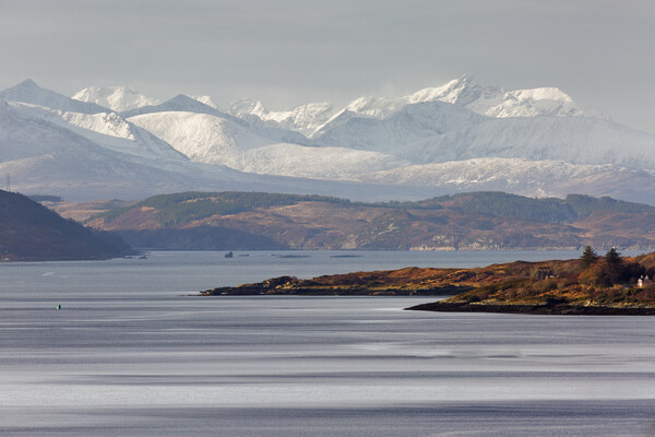Cuillin Mountains on the Isle of Skye Picture Board by Derek Beattie