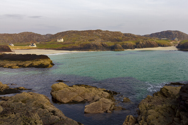 Clachtoll Bay Scotand Picture Board by Derek Beattie