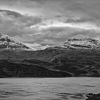 Buy canvas prints of Quinag Mountain Range Scotland by Derek Beattie