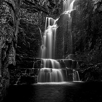 Buy canvas prints of Wailing Widow Waterfalls Scotland by Derek Beattie