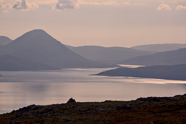 Isle of Skye from the Applecross Pass Picture Board by Derek Beattie