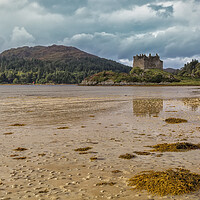 Buy canvas prints of Castle Tioram Scotland by Derek Beattie