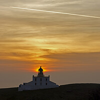 Buy canvas prints of Stoer Head Lighthouse at Sunset by Derek Beattie