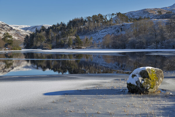Loch Trool in Winter Picture Board by Derek Beattie