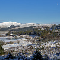 Buy canvas prints of Scottish Winter Landscape by Derek Beattie