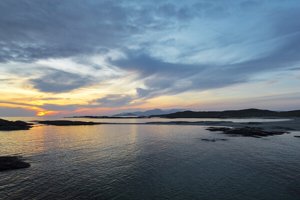 Sanna Bay at Sunset Picture Board by Derek Beattie