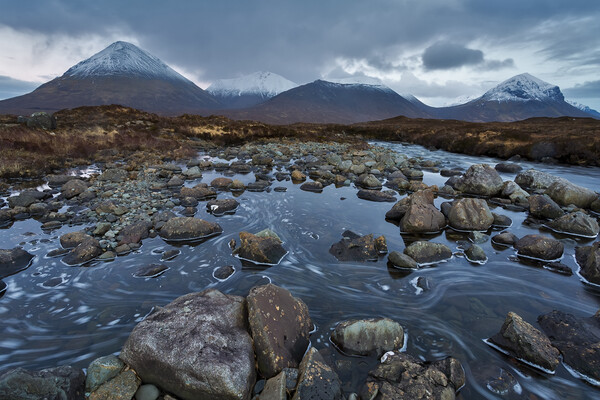 Glamaig and the Red Cuillin Isle of Skye Picture Board by Derek Beattie