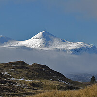 Buy canvas prints of Cul Mor out of the Mist by Derek Beattie