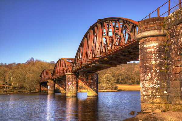Loch Ken Viaduct Picture Board by Derek Beattie