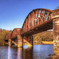 Buy canvas prints of Loch Ken Viaduct by Derek Beattie