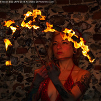 Buy canvas prints of Fire Eater 3 by Steven Else ARPS