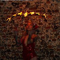 Buy canvas prints of Fire eater 4 by Steven Else ARPS