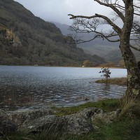 Buy canvas prints of A welsh lake by Steven Else ARPS